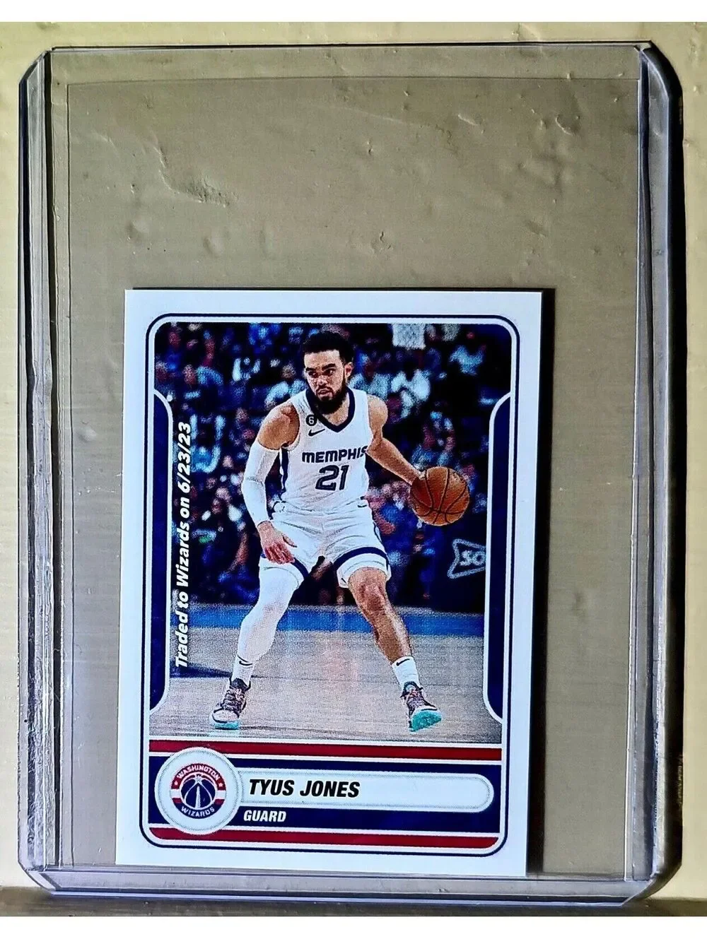 2023-24 Tyus Jones Panini NBA Basketball #289 Sticker Washington Wizards